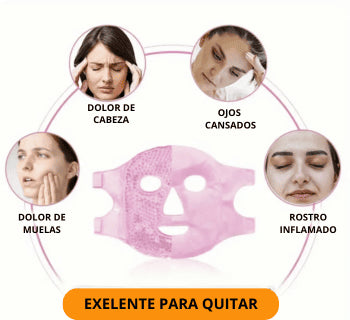 MASCARA FACIAL DE GEL FRIO Y CALOR