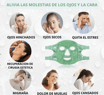MASCARA FACIAL DE GEL FRIO Y CALOR