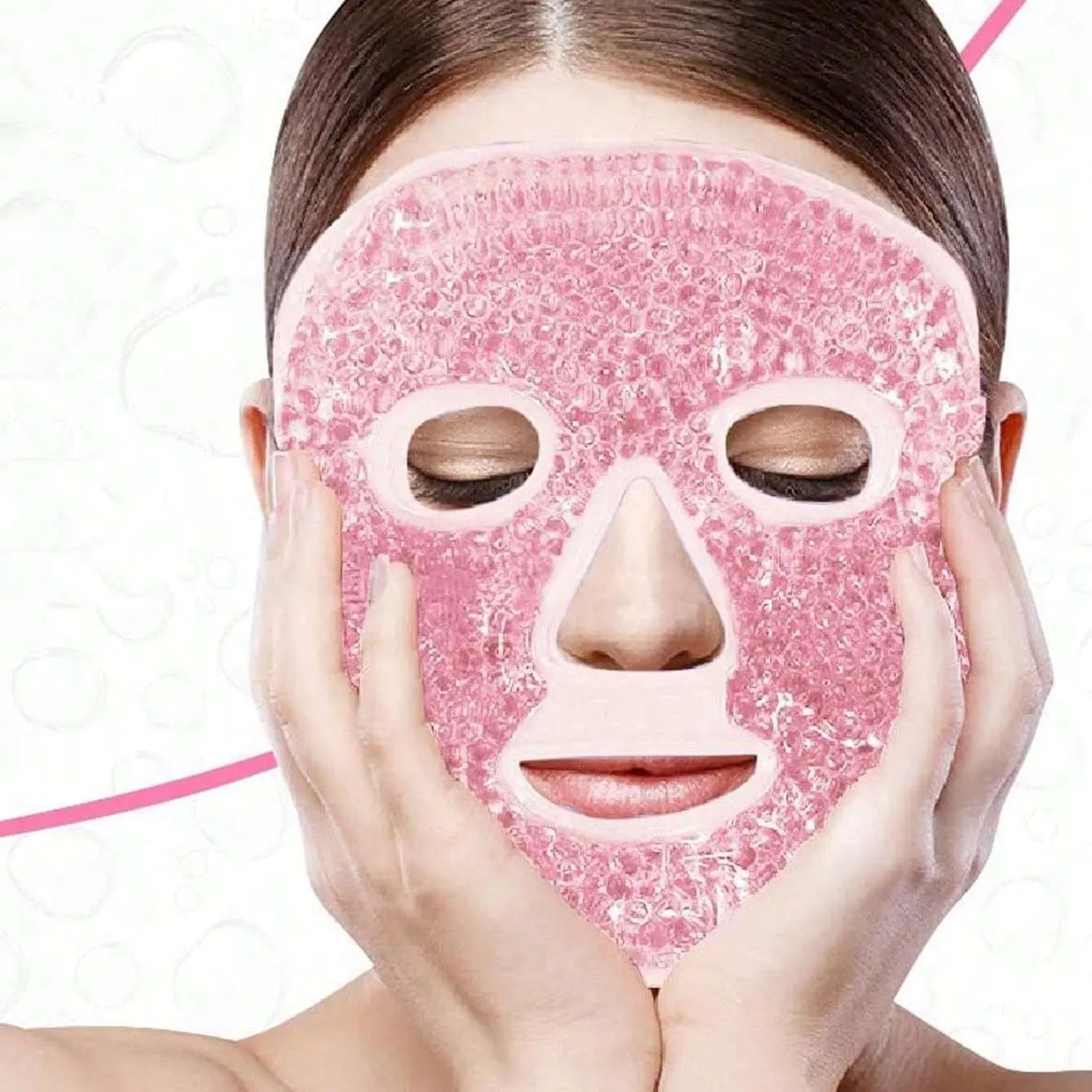 MASCARA FACIAL DE GEL FRIO Y CALOR